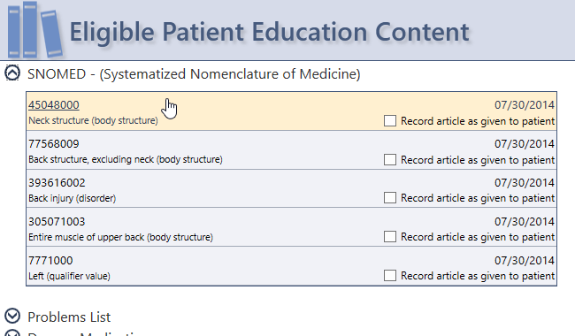 Patient Education