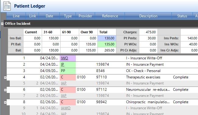 Patient Ledger