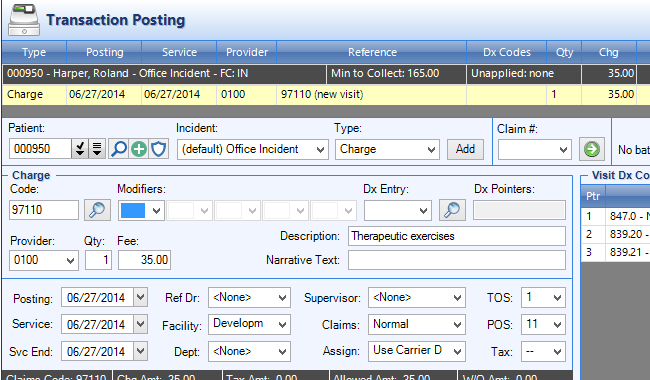 Transaction Posting