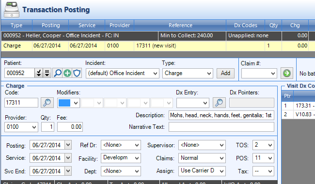 Transaction Posting