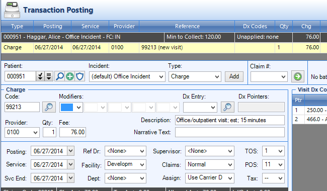 Transaction Posting